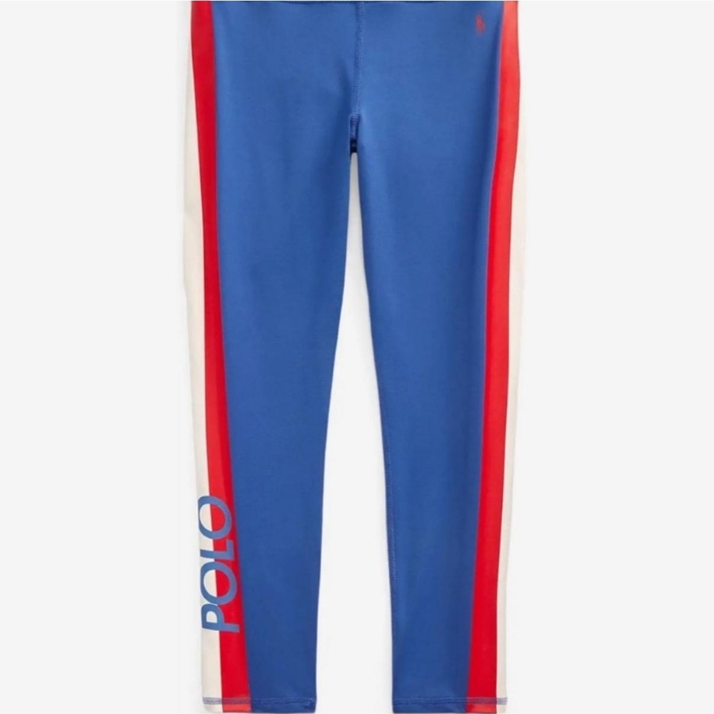 Polo by Ralph Lauren Kids Leggings in Blue and Red